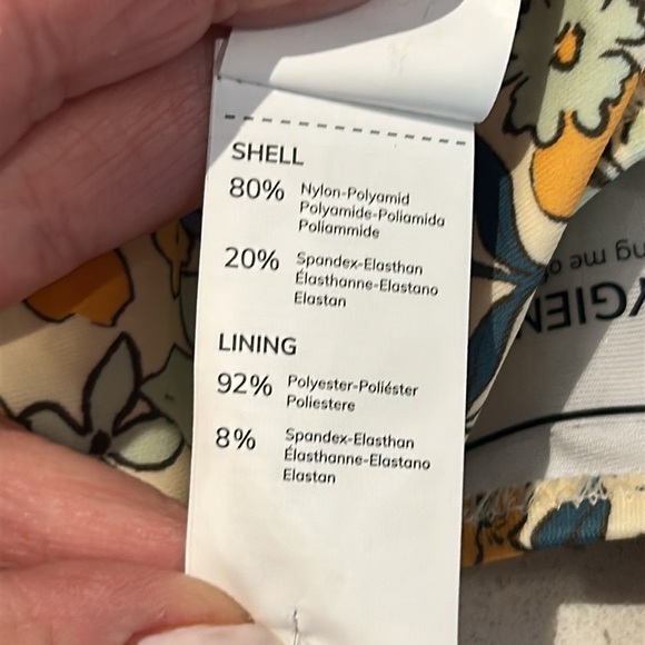 CUPSHE Ditsy Floral Flutter Sleeve One-Piece Swimsuit Size XL - Picture 7 of 17